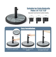 35lbs Umbrella Base with Built-in Cement