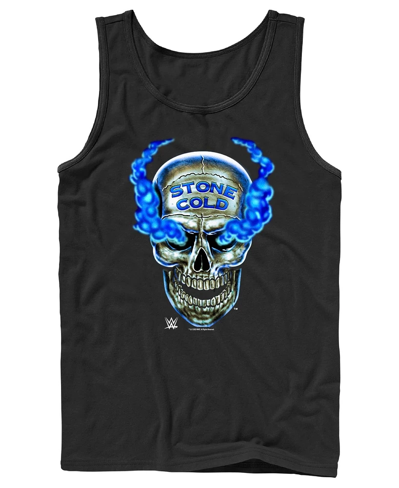 Fifth Sun Men's Wwe Austin 316 Skull Tank Top