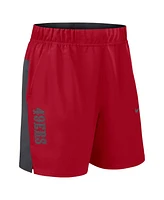 Nike Men's Scarlet San Francisco 49ers Woven Victory Performance Shorts