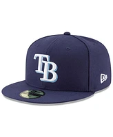 New Era Men's Navy Tampa Bay Rays National Baseball Hall of Fame 59FIFTY Fitted Hat