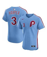 Nike Men's Bryce Harper Light Blue Philadelphia Phillies Alternate Elite Jersey