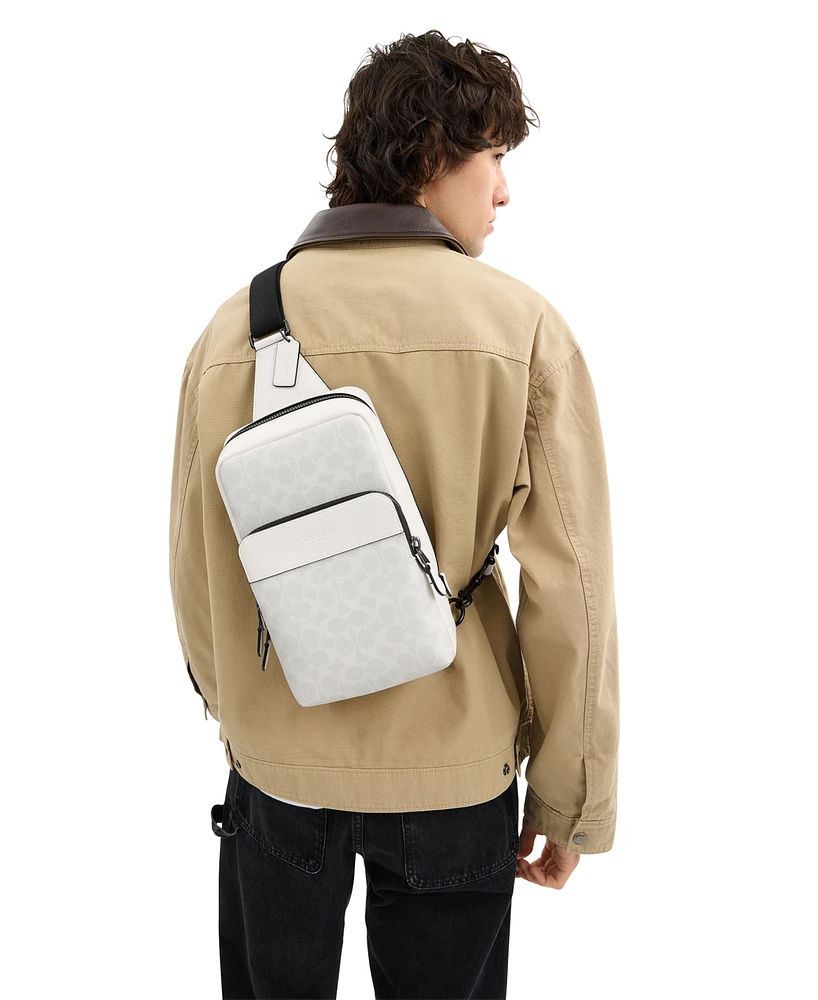 Coach Men's Gotham Pack in Signature Canvas Backpack