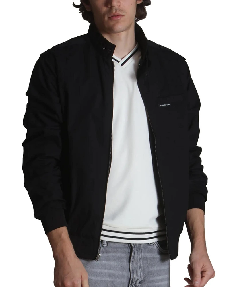 Members Only Men's Classic Iconic Racer Jacket (Slim Fit)