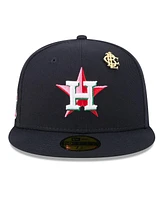 New Era Men's Navy Houston Astros 2025 Big League Chew 59FIFTY Fitted Hat