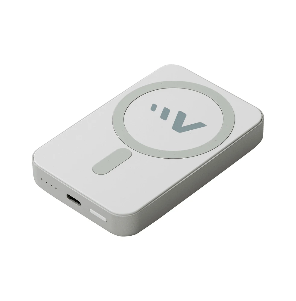 Ventev 5k mAh Portable Magnetic Battery-Gray