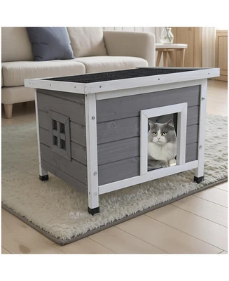 Streamdale Furniture Cat House Waterproof Outdoor/Indoor Shelter