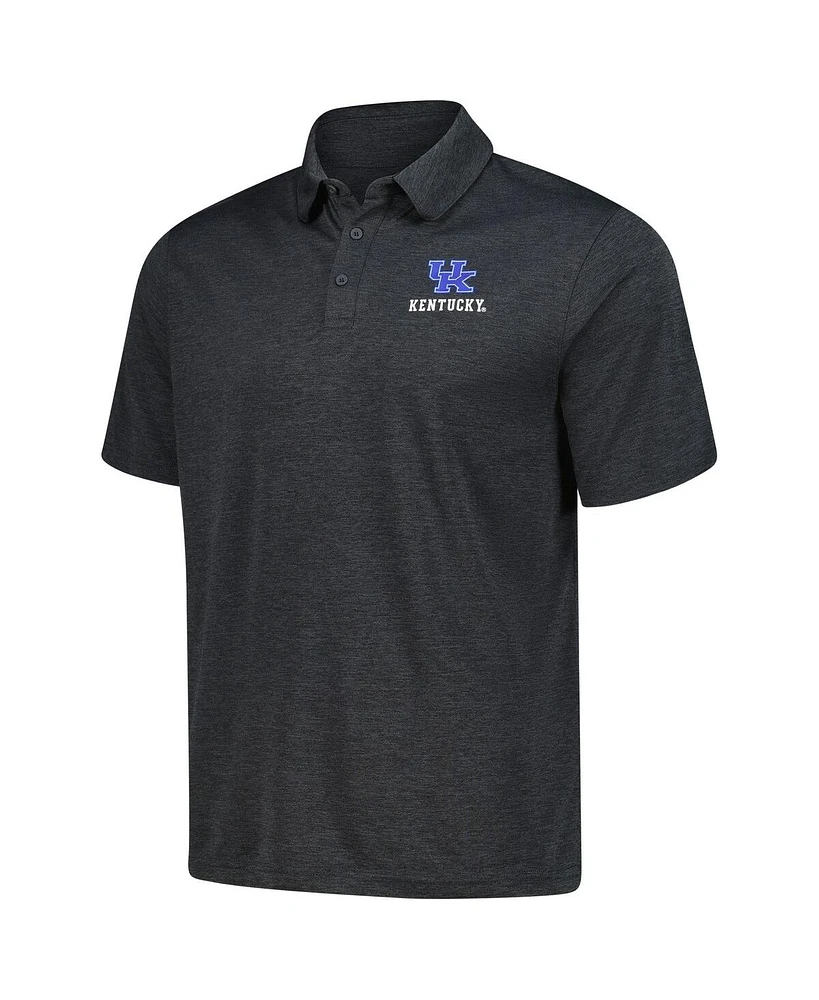 Fanatics Unlabeled Men's Heather Charcoal Kentucky Wildcats Carbon Polo Shirt