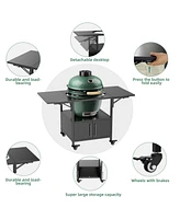 Streamdale Furniture Grill Table for Big Green Egg & Kamado Joe Jr