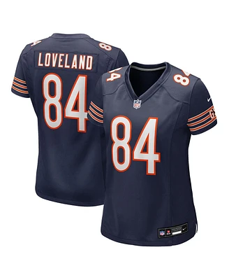 Nike Women's Colston Loveland Navy Chicago Bears Team Game Jersey