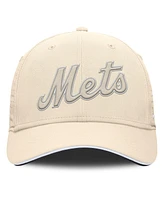 Nike Men's Cream New York Mets Rise Performance Flex Hat