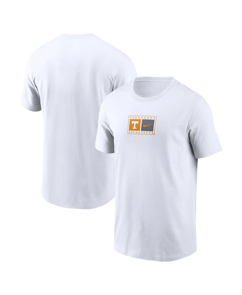 Nike Men's White Tennessee Volunteers Campus Logo Swoosh T-Shirt