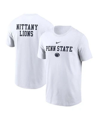 Nike Men's White Penn State Nittany Lions 2-Hit Stacked T-Shirt