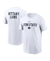 Nike Men's White Penn State Nittany Lions 2-Hit Stacked T-Shirt