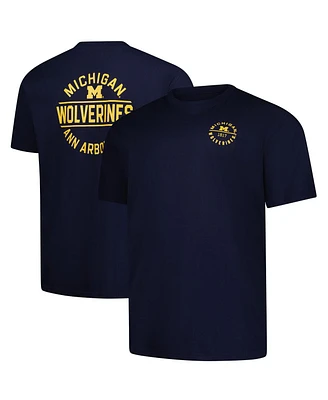 Fanatics Men's Navy Michigan Wolverines Big Tall Fast Break 2 Hit T-Shirt