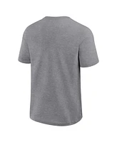 Fanatics Men's Heather Gray Miami Dolphins Big Tall Top Notch T-Shirt