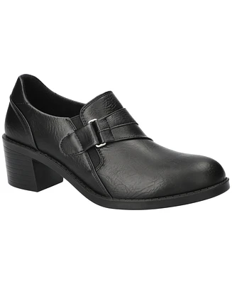 Easy Street Lavelle Women's Comfort Block-Heel Slip-On Shooties