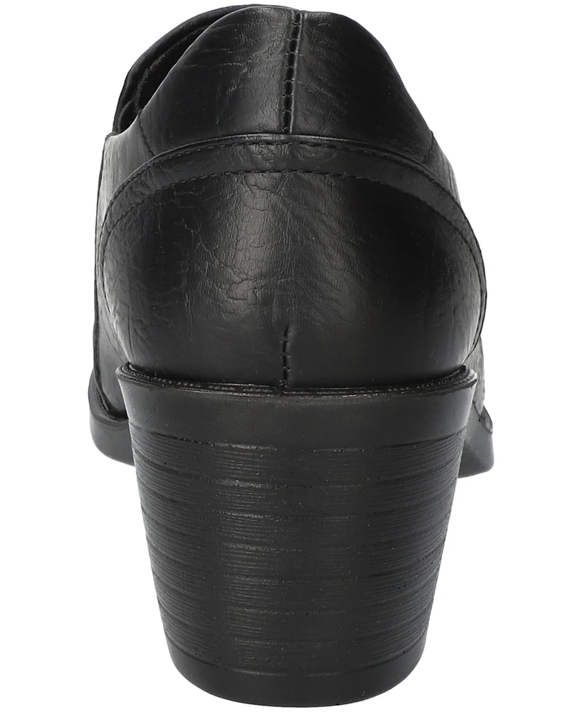 Easy Street Lavelle Women's Comfort Block-Heel Slip-On Shooties