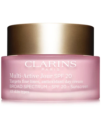 Clarins Multi-Active Anti-Aging Day Moisturizer with Spf 20 for Glowing Skin, 1.7 oz.
