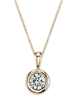 Sirena Energy Diamond Pendant Necklace (1/5 ct. t.w.) in 14k Gold, White Gold or Rose Gold