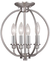 Livex Milania 4-Light Flushmount