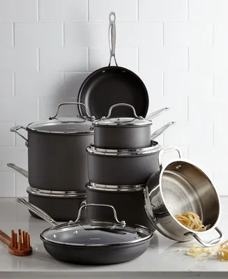 Cuisinart Chef's Classic Hard-Anodized 14-Pc. Cookware Set