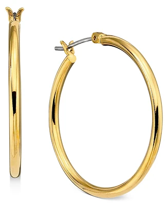Lauren Ralph Medium Hoop Earrings 1.2"