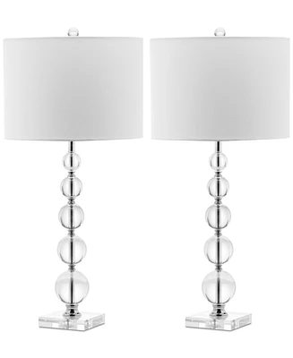 Safavieh Set of 2 Liam Crystal Ball Table Lamps