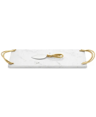 Michael Aram Calla Lily Collection Small Cheeseboard & Spreader, 2-Pc. Set