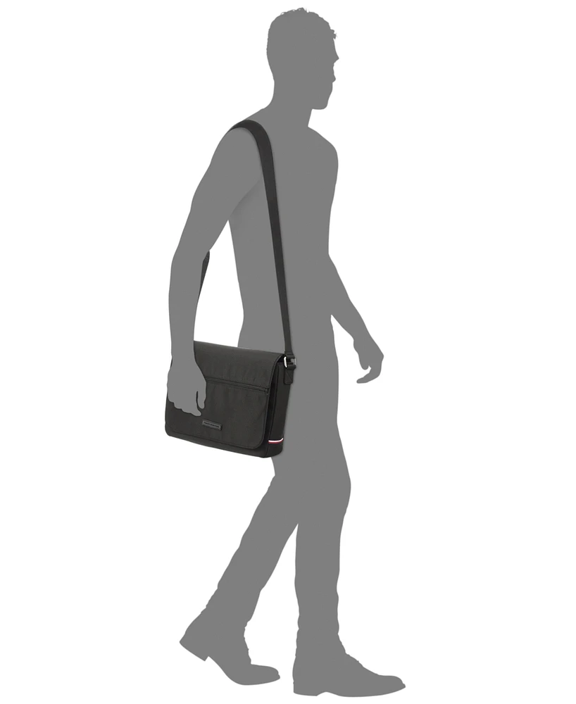 Tommy Hilfiger Men's Alexander Flap-Closure Messenger Bag