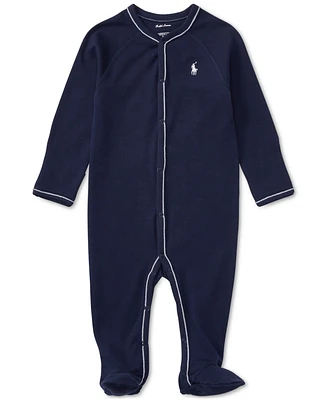 Polo Ralph Lauren Baby Boys Cotton Footed Coverall