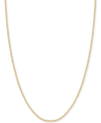 16" Mirror Link Chain (2mm) in 14K Gold