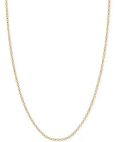 Mirror Link Chain Collection 2mm In 14k Gold