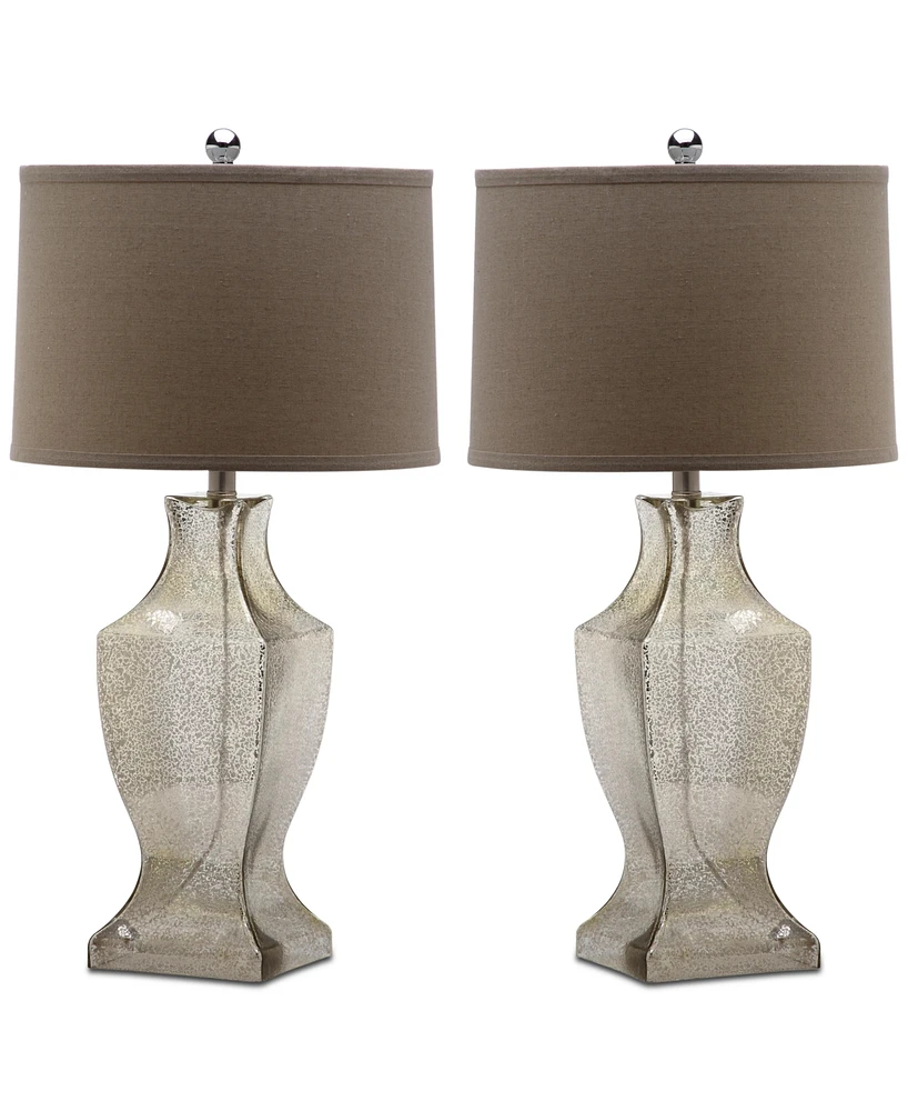 Safavieh Glass Bottom Set of 2 Table Lamps