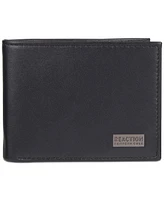 Kenneth Cole Reaction Men's Leather Nappa Rfid Extra-Capacity Slimfold Wallet