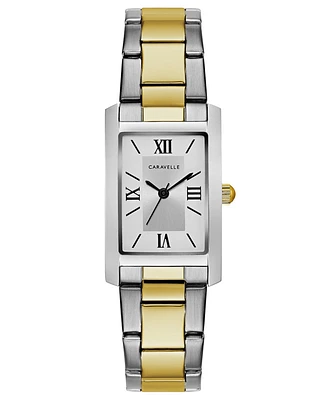 Caravelle Designed by Bulova Women's Two-Tone Stainless Steel Bracelet Watch 21x33mm