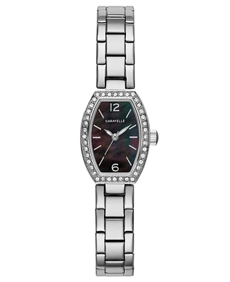 Caravelle Designed by Bulova Women's Stainless Steel Bracelet Watch 18x24mm