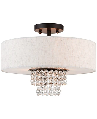 Livex Carlisle -Light Semi-Flush Mount