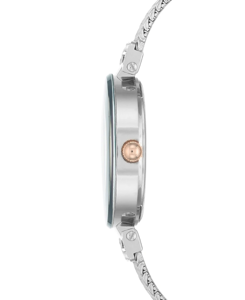 Anne Klein Women's Stainless Steel Mesh Bracelet Watch 30mm
