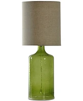 Stylecraft Seeded Glass Table Lamp