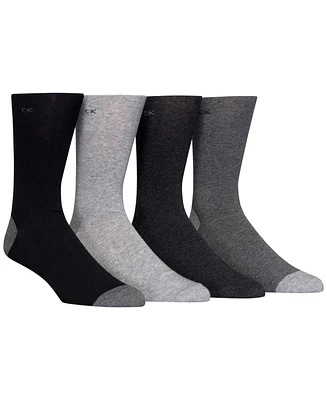 Calvin Klein Men's Heel Toe Socks 4-Pack