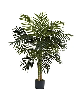 Nearly Natural 4' Golden Cane Palm Tree