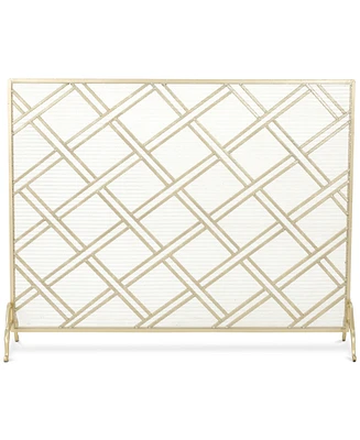 Single Panel Fireplace Screen
