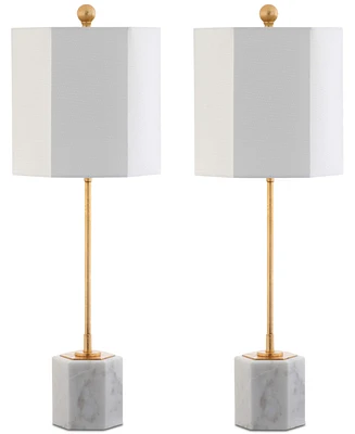 Safavieh Set of 2 Magdalene Marble Table Lamps