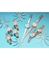 Bulova Women's Rubaiyat Diamond-Accent Stainless Steel Bracelet Watch 35mm