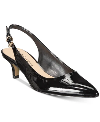 Bella Vita Scarlett Ii Kitten-Heel Slingback Pumps