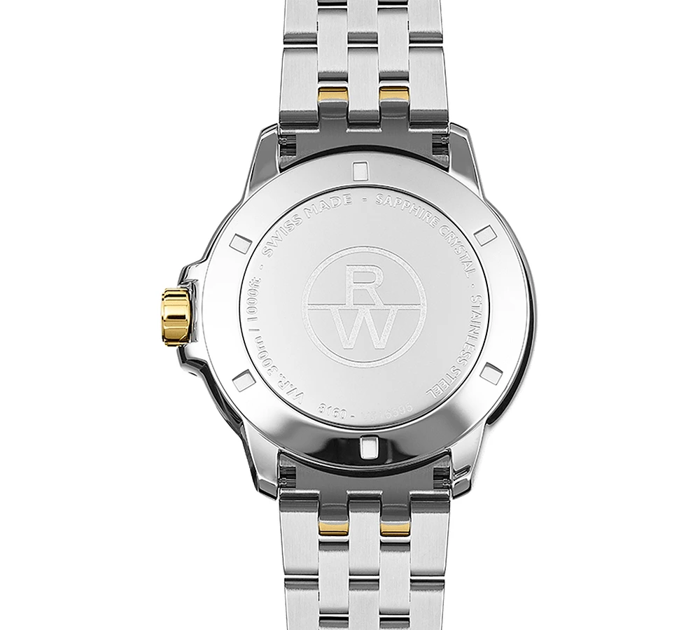 Raymond Weil Men's Swiss Tango Two-Tone Pvd Stainless Steel Bracelet Watch 41mm 8160-stp-00308