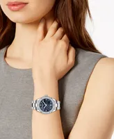 Tissot Women's Swiss Pr 100 Sport Chic T-Classic Gray Stainless Steel Bracelet Watch 36mm