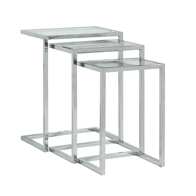 Eleana Glass Nesting Tables