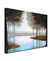 Ready2HangArt, 'Woodland River' Canvas Wall Art, 30x40"