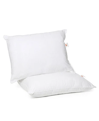 Swiss Comforts 100% Cotton Luxury Down Alternative 2-Pack Pillows, Standard